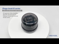 HNS153DL Zhaga book18 DALI 2 D4i เครื่องตรวจจับการเคลื่อนไหวไมโครเวฟ