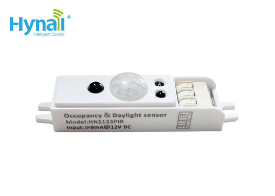 HNS133PIR 12V เครื่องตรวจจับการเคลื่อนไหวขนาดเล็ก PIR ปรับความเย็น IP20 การตั้งค่าการควบคุมทางไกล