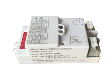 เปิดปิด ETL เซ็นเซอร์การเคลื่อนไหว 120 ~ 277V Input Lux Off IP20