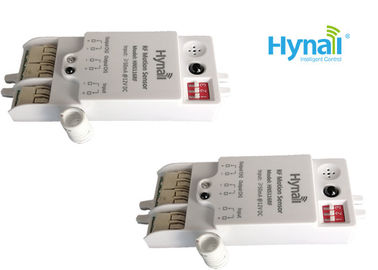 12V DC RF เครื่องตรวจจับการเคลื่อนไหวไมโครเวฟไร้สาย HNS116RF การตั้งค่าโดย IR Remote Control