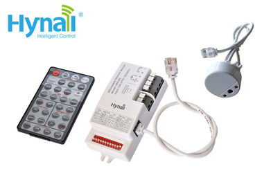 IP20 220V เครื่องตรวจจับการเคลื่อนไหวไมโครเวฟที่สามารถปรับแสงได้ เครื่องตรวจจับสวิทช์แสงด้านหลัง PUSH