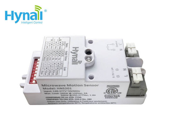 240VAC HNS201 เซ็นเซอร์เคลื่อนไหวความถี่สูง DIP ON และ Lux Off